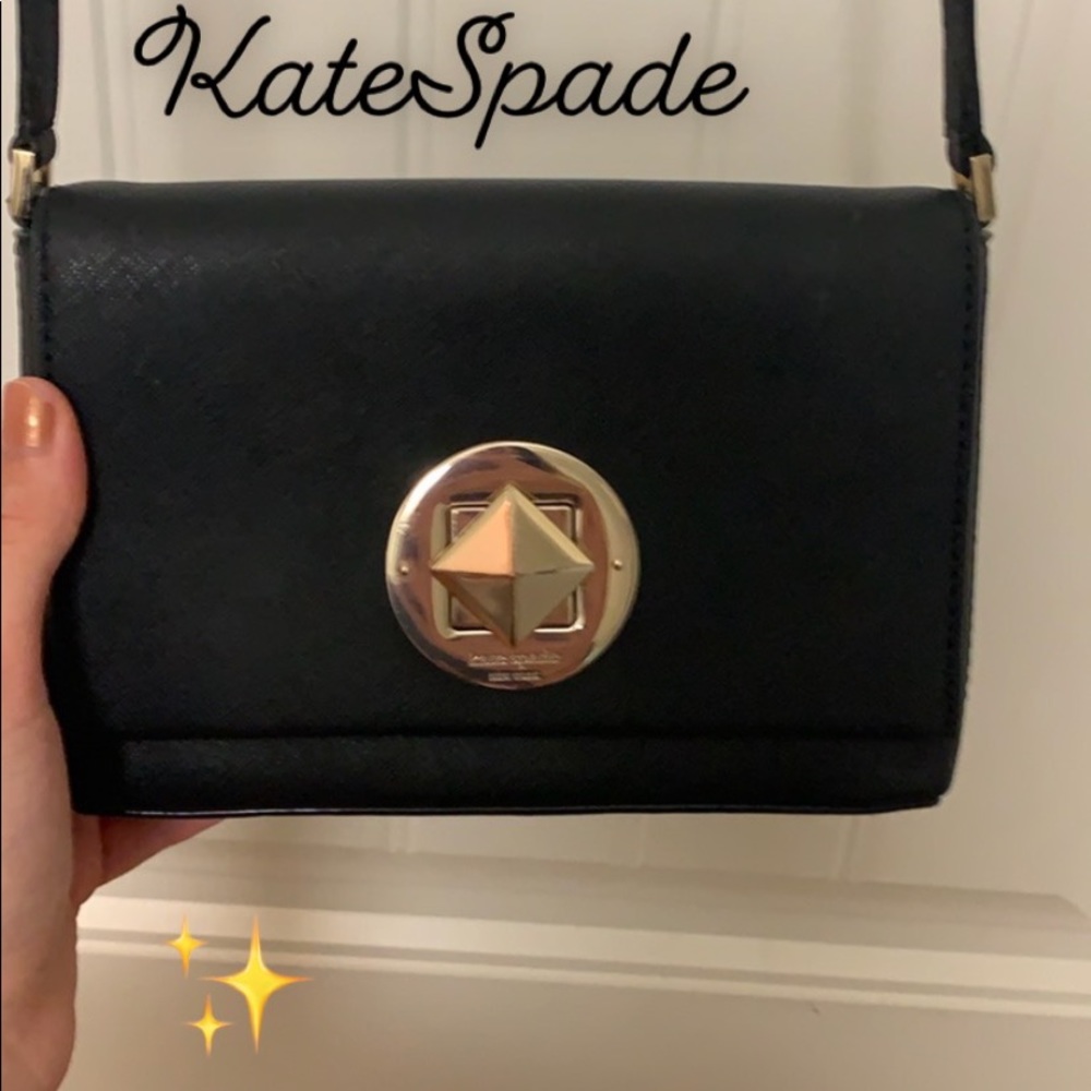 Kate spade NY black leather handbag